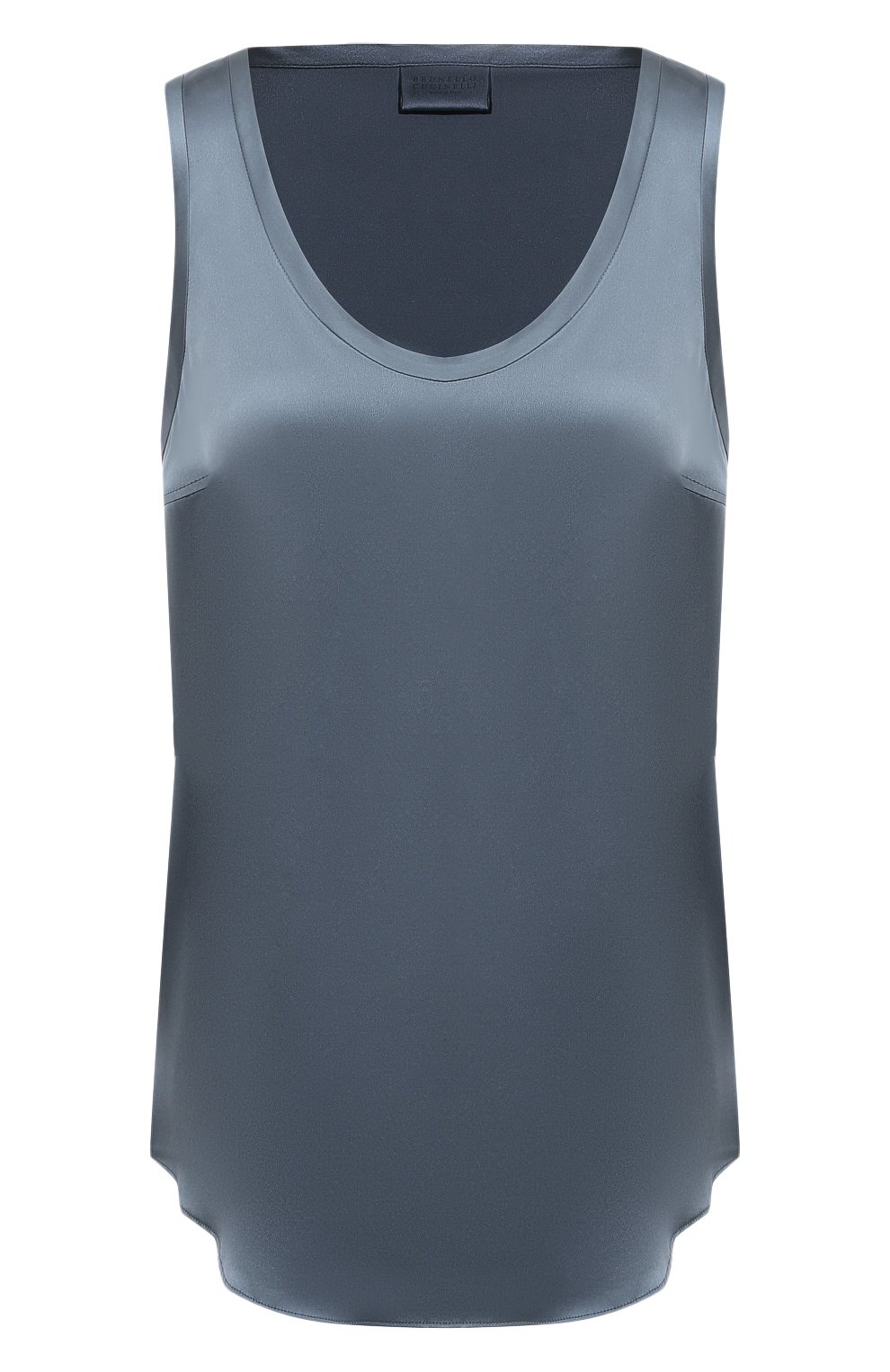 Атласный топ BRUNELLO CUCINELLI, арт. MPC59E0600, фото 1