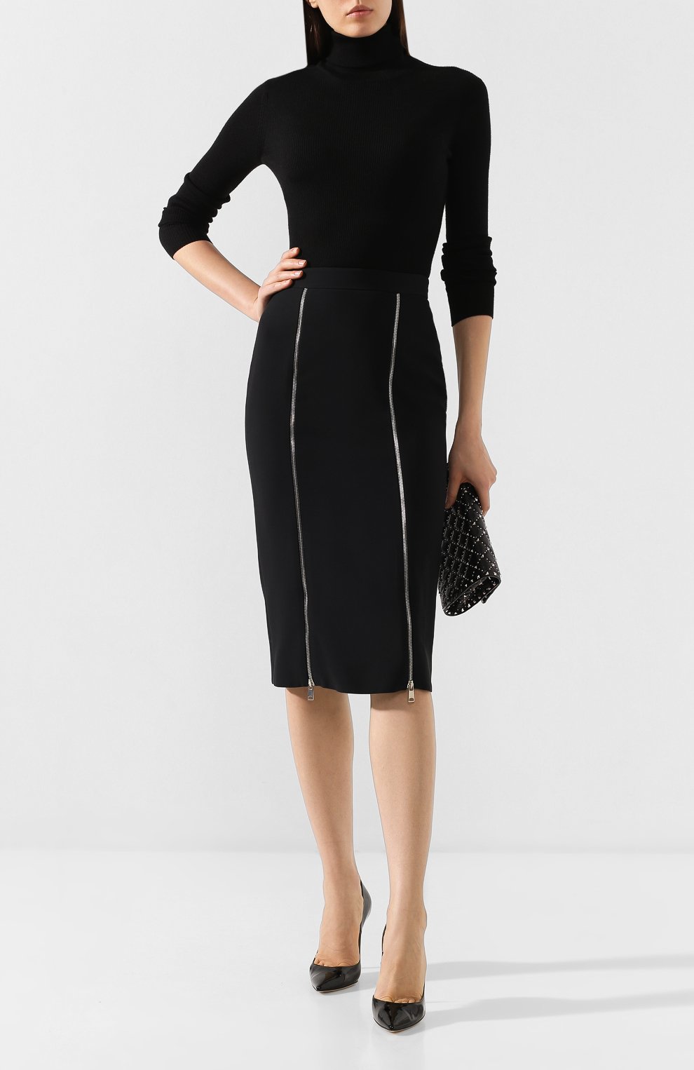 Юбка-карандаш ALEXANDER MCQUEEN, арт. 593298/QEAAA, фото 2