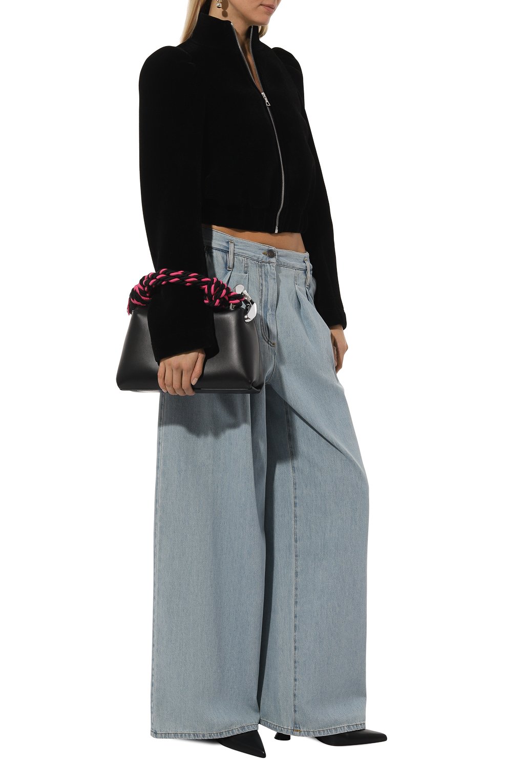 Сумка jwa corner JW ANDERSON черного цвета по цене 99000 руб., арт. HB0671 LA0232, фото 7 Сумка jwa corner JW ANDERSON, арт. HB0671 LA0232, фото 7