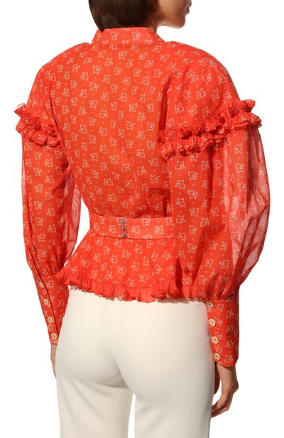 Хлопковая блузка ULYANA SERGEENKO, арт. CMA005SS22P 0341з22, фото 4