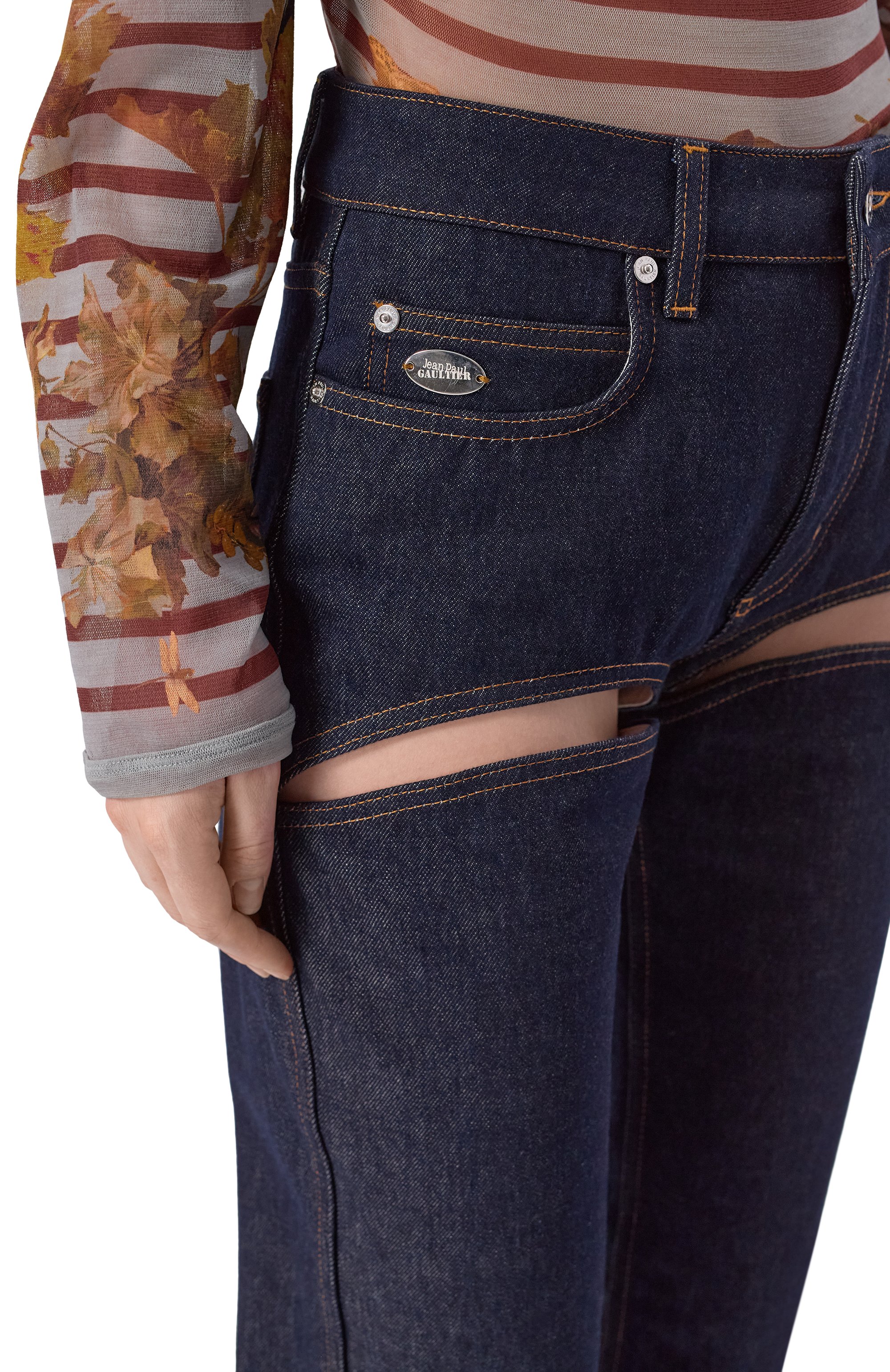 Джинсы JEAN PAUL GAULTIER, арт. 26/01-W-TR046/D024, фото 5