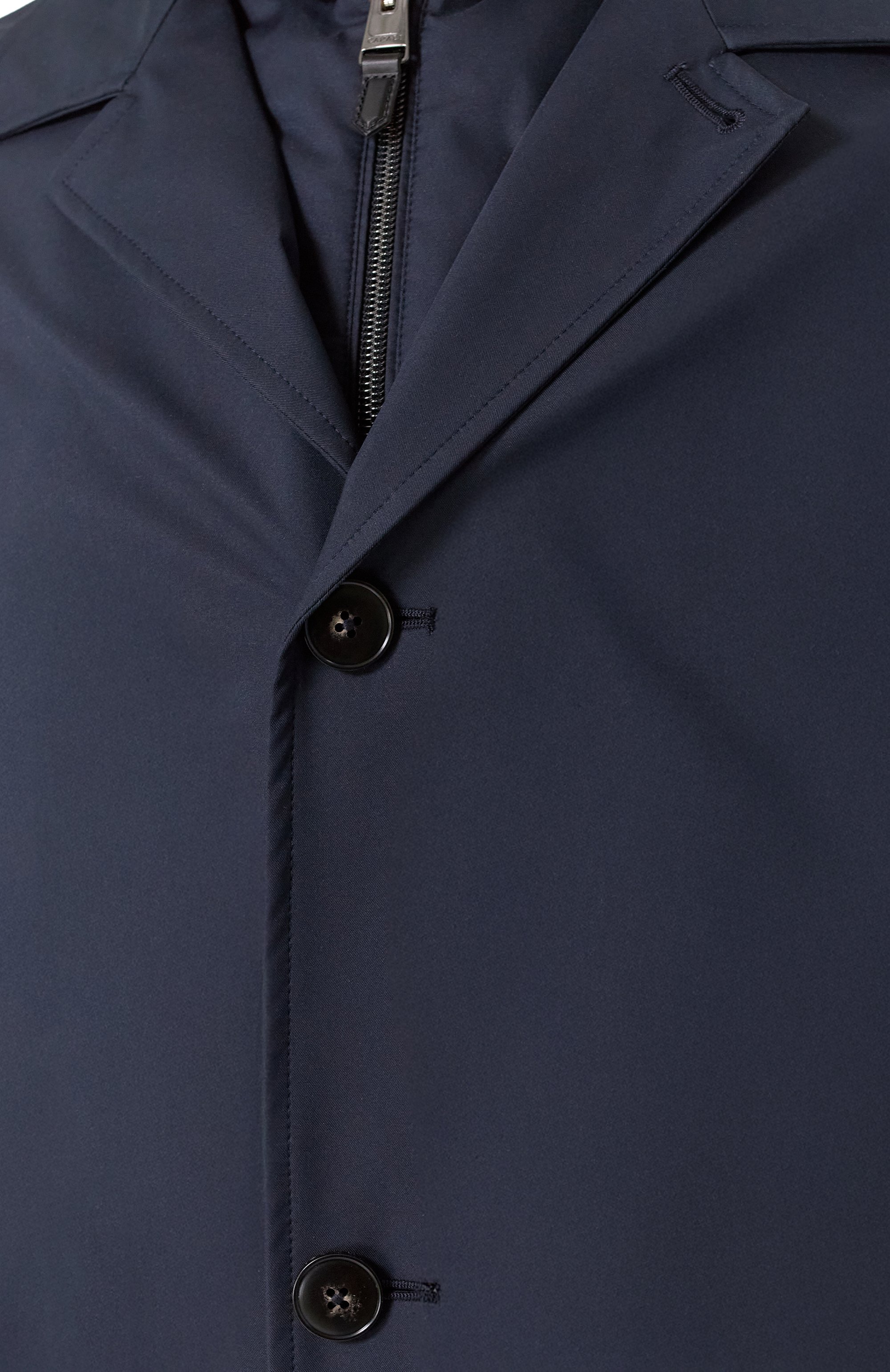 Плащ CANALI темно-синего цвета по цене 218000 руб., арт. O20381-SG03221, фото 5 Плащ CANALI, арт. O20381-SG03221, фото 5