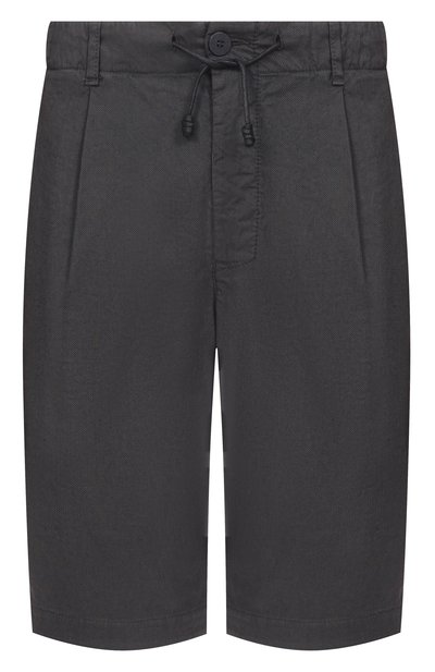 Мужские шорты из хлопка и льна TRANSIT, арт. CFUTRZE142