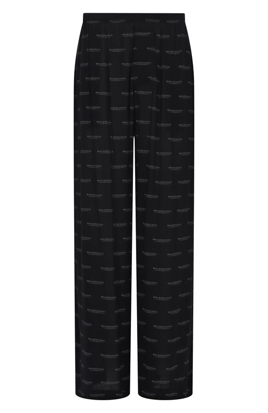 Брюки из вискозы Balenciaga 681819/TSLA1 Чёрный 681819/TSLA1