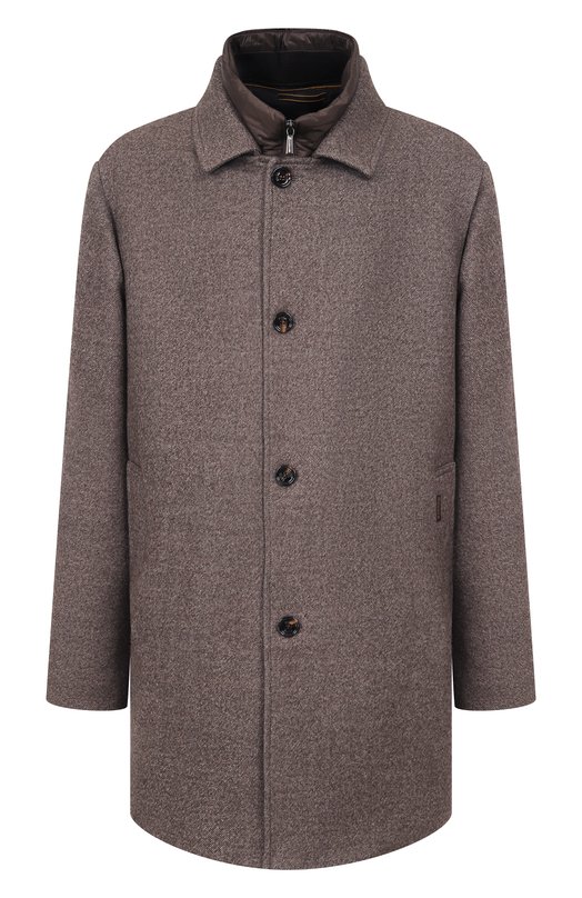 Шерстяная куртка Monferrato-LP Moorer M0NFERRAT0/LP Коричневый M0NFERRAT0/LP