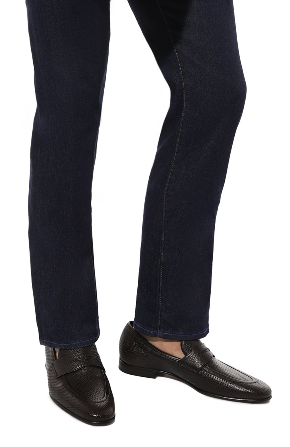 Кожаные пенни-лоферы BARRETT, арт. 131U016.7/CERV0 ASP0RTABILE, фото 3