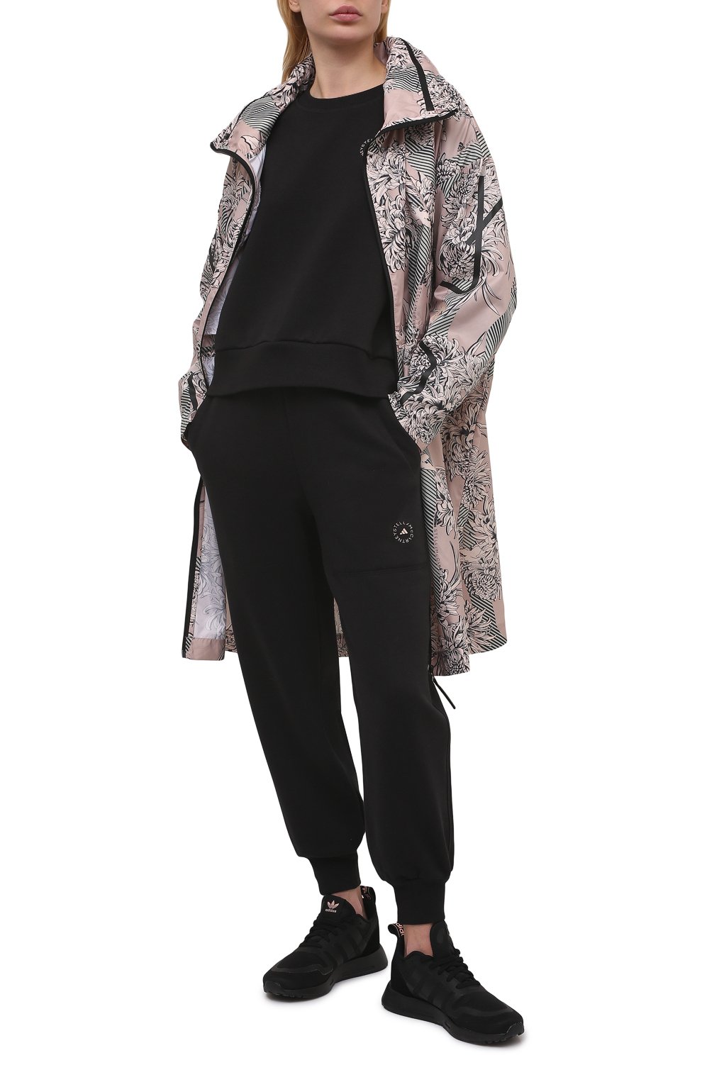 Хлопковый свитшот ADIDAS BY STELLA MCCARTNEY черного цвета по цене 12350 руб., арт. FU0720, фото 2 Хлопковый свитшот ADIDAS BY STELLA MCCARTNEY, арт. FU0720, фото 2