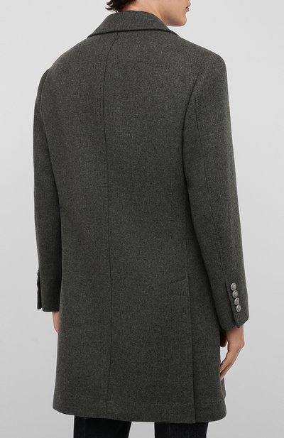 Шерстяное пальто BRUNELLO CUCINELLI, арт. MN4679003D, фото 4