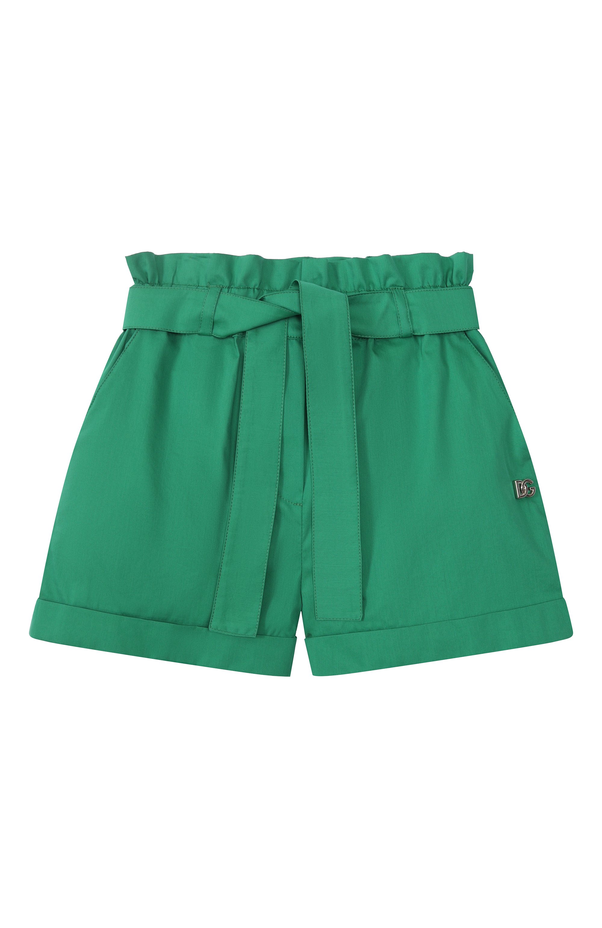 Шорты из хлопка и шелка DOLCE & GABBANA, арт. L53Q38/FUM4G/2-6, фото 1