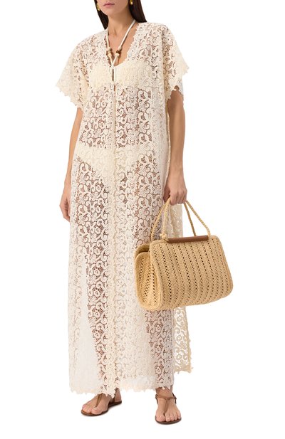 Хлопковая туника ERMANNO SCERVINO, арт. D464Q601HGJ, фото 2