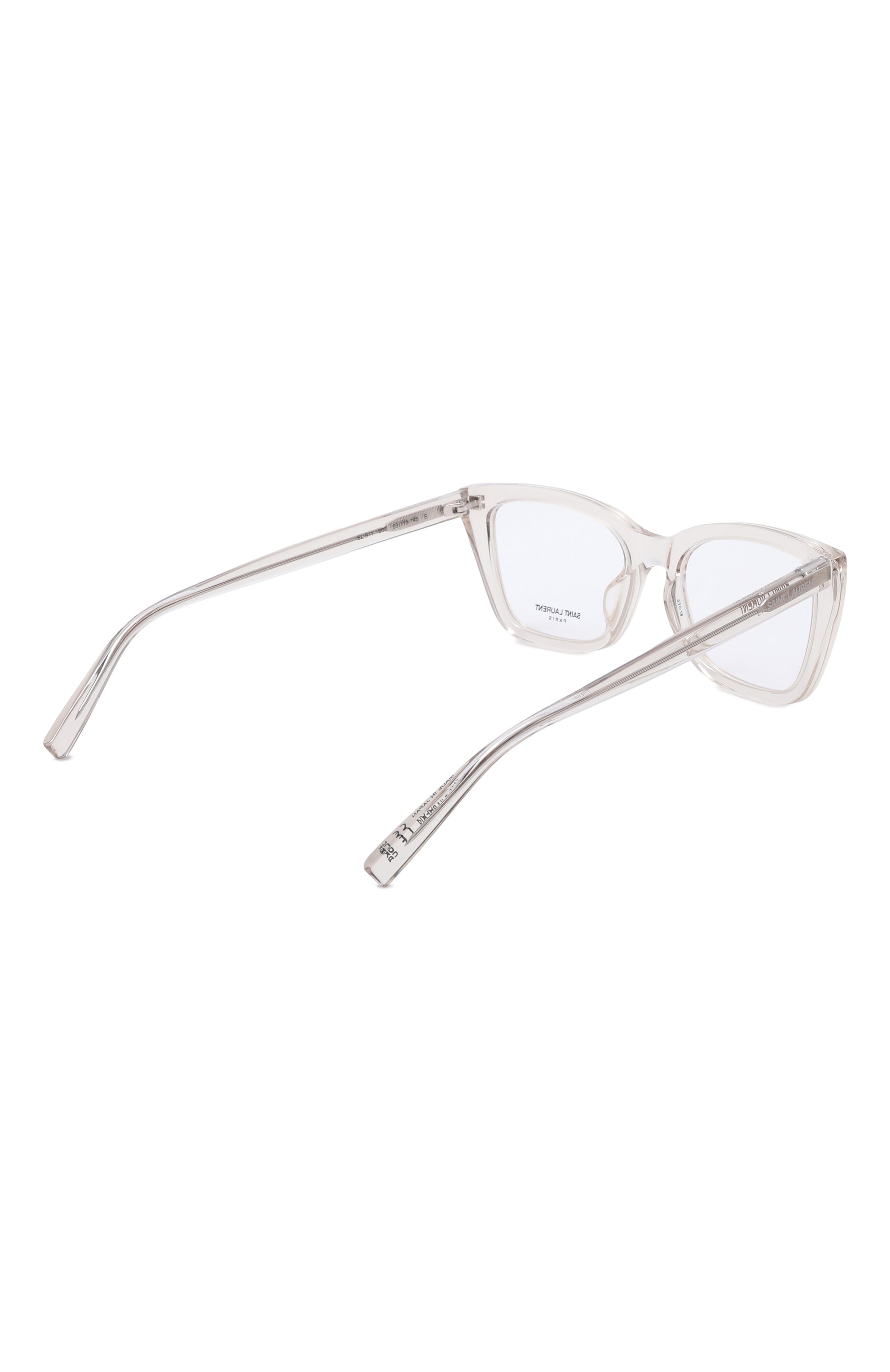 Оправа SAINT LAURENT прозрачного цвета по цене 21000 руб., арт. SL 911 004, фото 4 Оправа SAINT LAURENT, арт. SL 911 004, фото 4