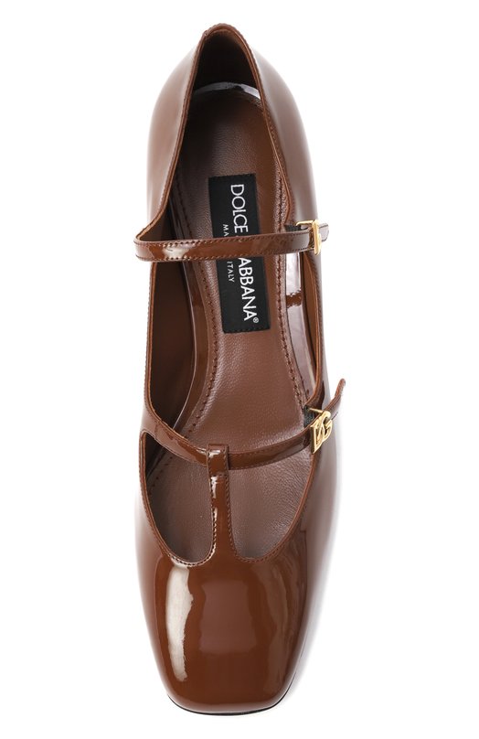Лакированные туфли Jackie New 20 Dolce & Gabbana CD1959/A1471 Коричневый  CD1959/A1471 Фото 6