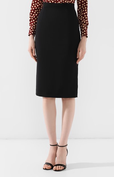 Шерстяная юбка ALEXANDER MCQUEEN, арт. 584714/QJAAC, фото 3