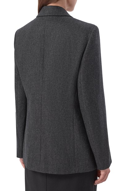 Жакет из шерсти и кашемира GIORGIO ARMANI серого цвета по цене 272500 руб., арт. GW004127/TE10537, фото 4 Жакет из шерсти и кашемира GIORGIO ARMANI, арт. GW004127/TE10537, фото 4