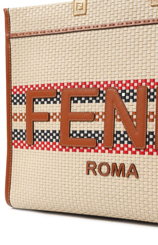 Сумка-тоут Sunshine medium Fendi 8BH386 ANWD Бежевый  8BH386 ANWD Фото 3