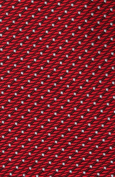 Шелковый галстук LANVIN красного цвета по цене 13950 руб., арт. 3209/TIE, фото 4 Шелковый галстук LANVIN, арт. 3209/TIE, фото 4