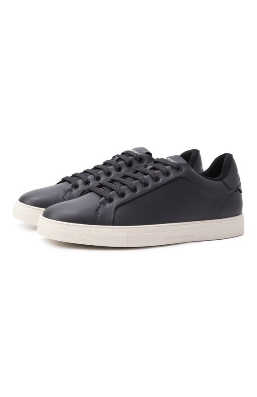 Кожаные кеды Emporio Armani EM003844/AF20004 Синий EM003844/AF20004
