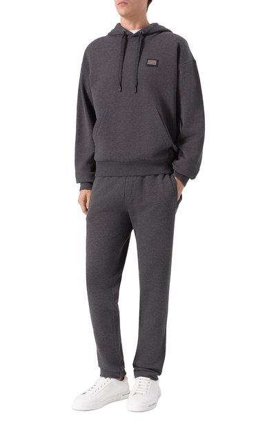 Мужские хлопковые брюки DOLCE & GABBANA, арт. GZ12AT/G7P1C