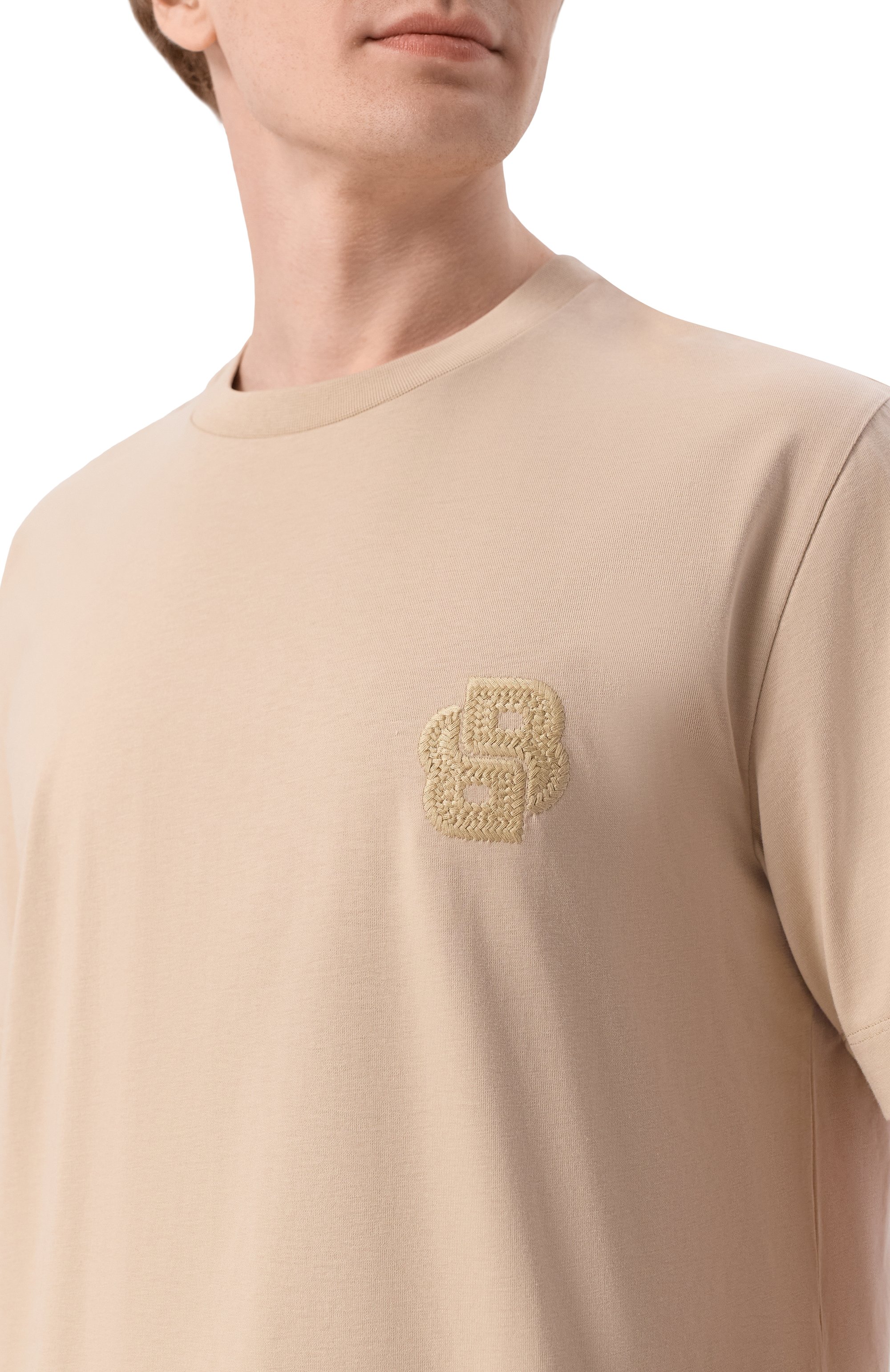 Хлопковая футболка BOSS, арт. 50560328, фото 5