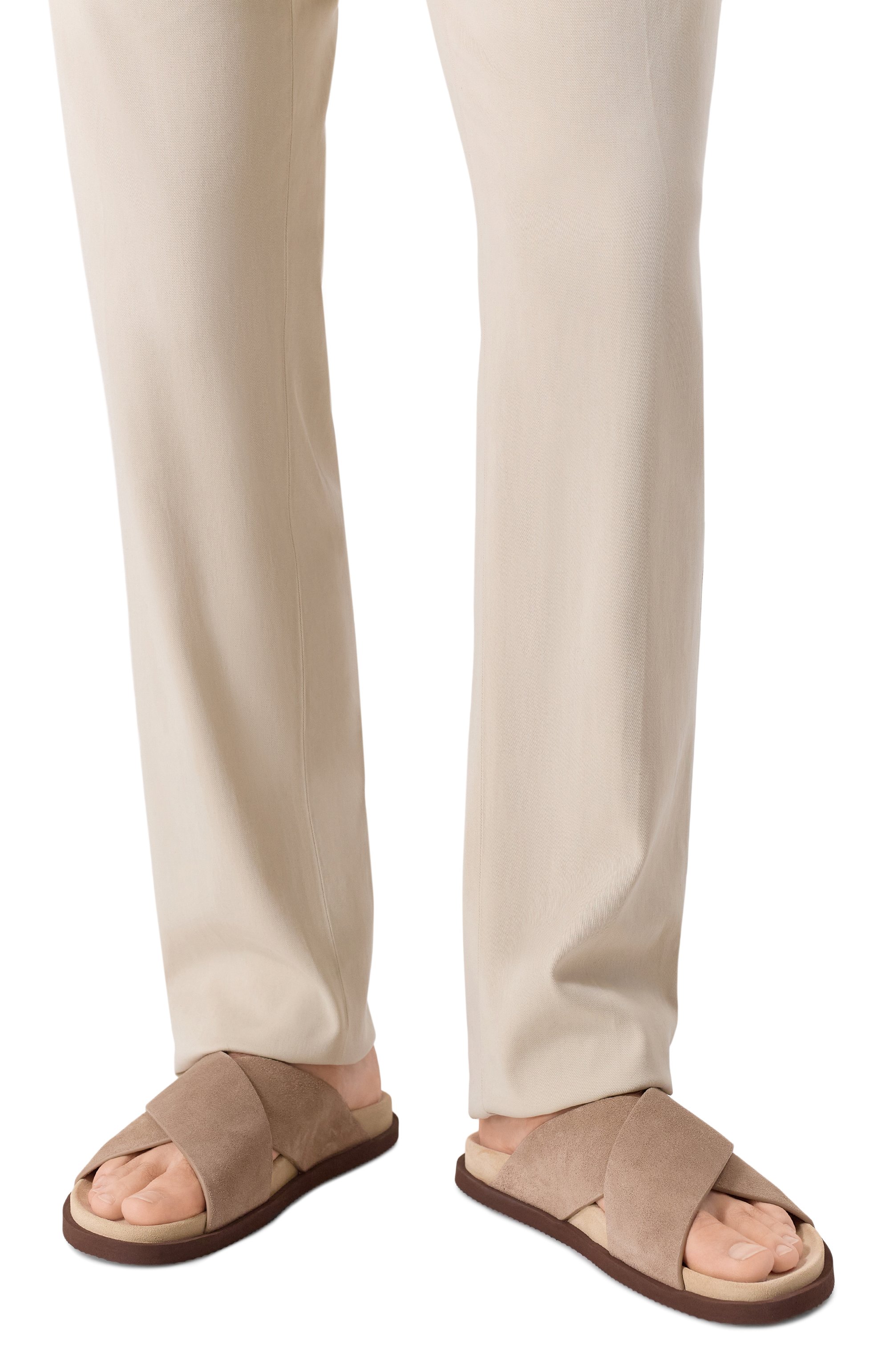 Замшевые шлепанцы BRUNELLO CUCINELLI, арт. MZUS0LY327, фото 3