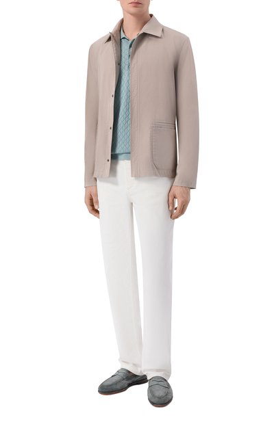 Мужские замшевые пенни-лоферы carlos SANTONI, арт. MCNG19298SI6SEAA