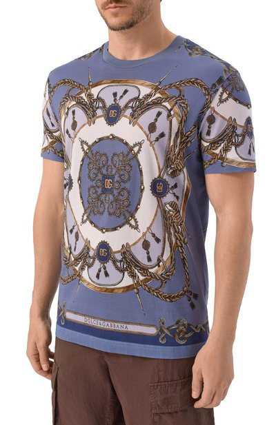 Хлопковая футболка DOLCE & GABBANA, арт. G8RN8T/II7J9, фото 3