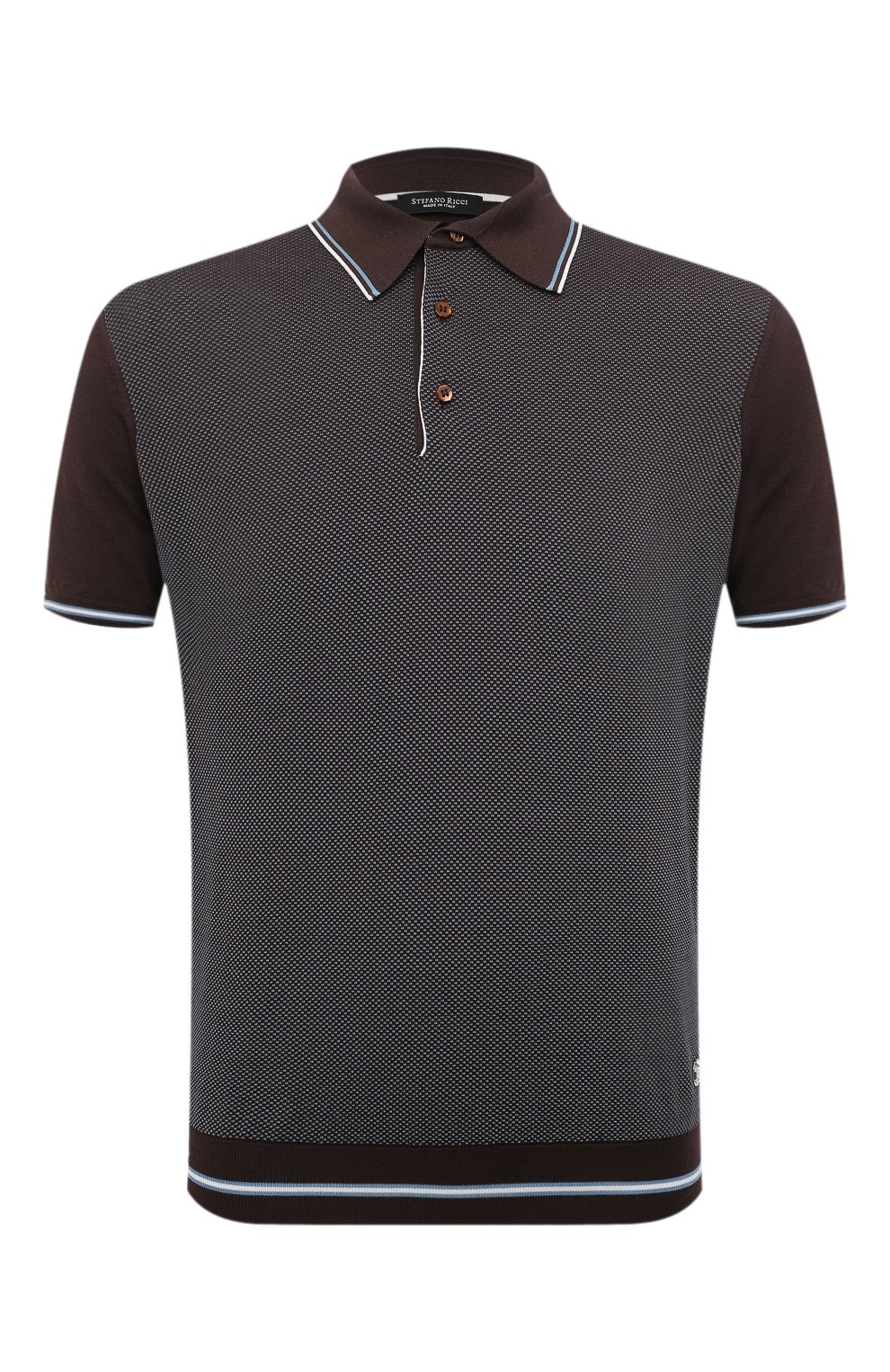 Поло из шелка и хлопка STEFANO RICCI, арт. K818044P13/F23172, фото 1