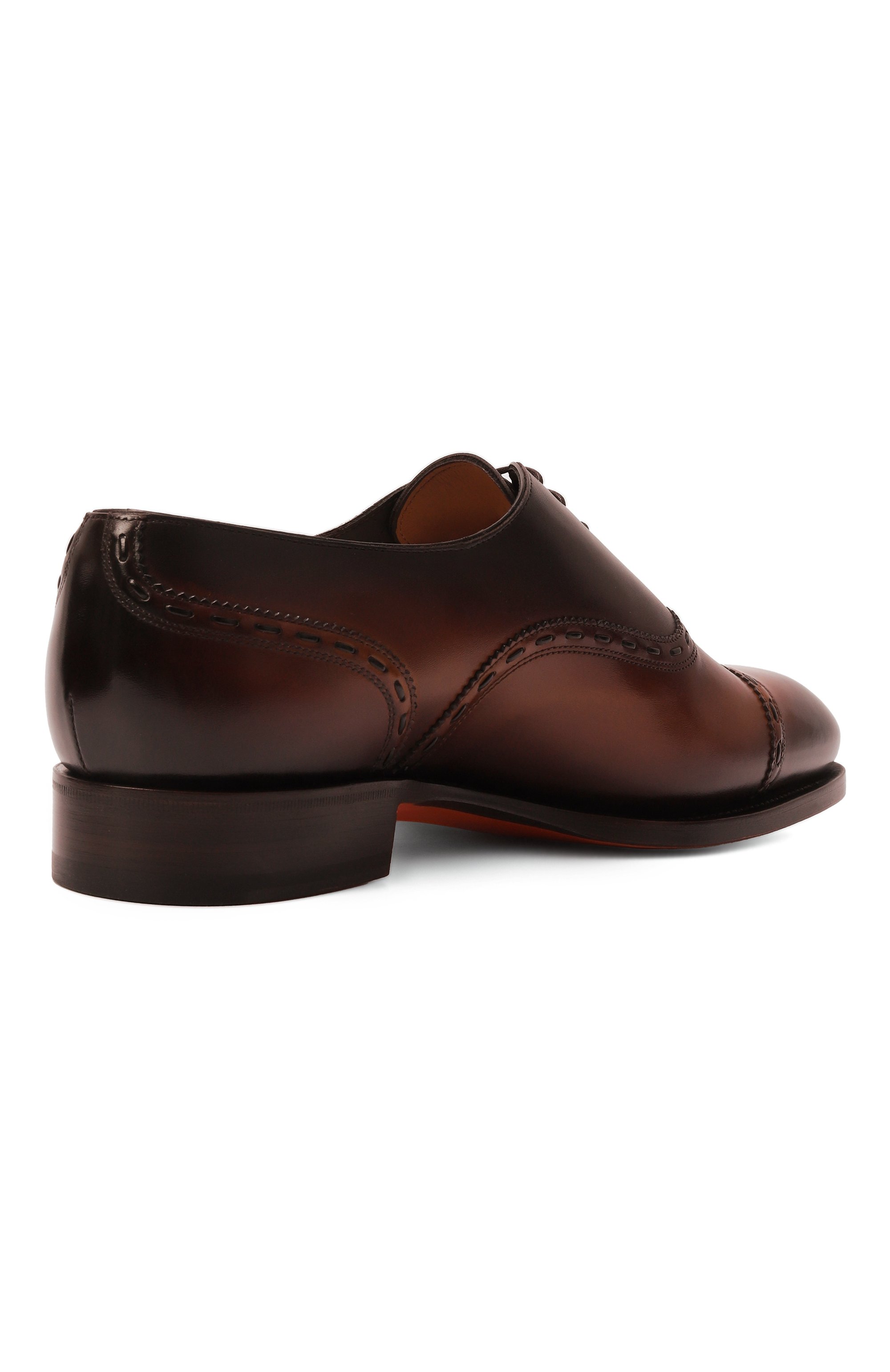 Кожаные оксфорды adrian SANTONI, арт. MCAG18885MC3HWVE, фото 5