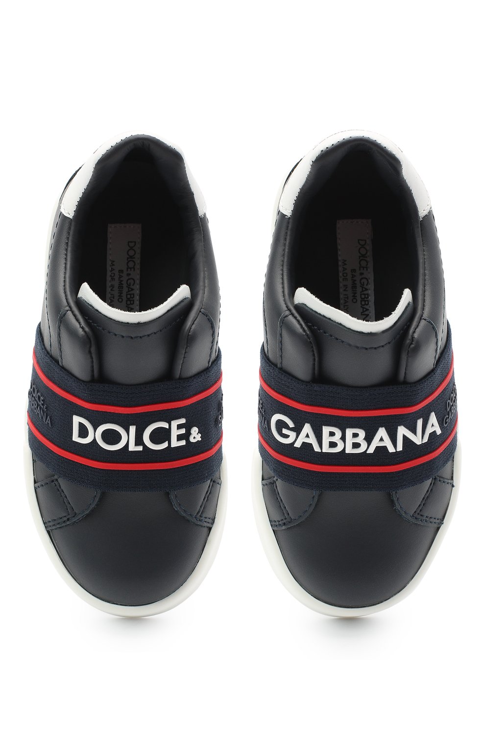 Кожаные кеды DOLCE & GABBANA, арт. DA0793/AF512/24-28, фото 4