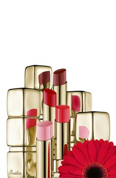 Помада для губ kisskiss shine bloom, 409 сочная фуксия GUERLAIN  цвета, арт. G043493 | Фото 5 (Финишное покрытие: Блестящий)