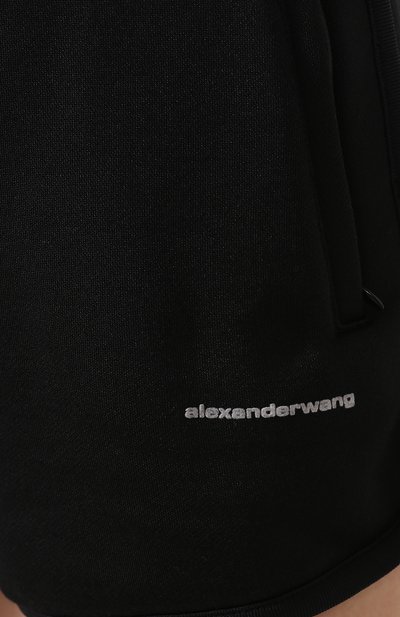 Хлопковые шорты ALEXANDERWANG.T черного цвета по цене 22250 руб., арт. 4C494015C3, фото 5 Хлопковые шорты ALEXANDERWANG.T, арт. 4C494015C3, фото 5
