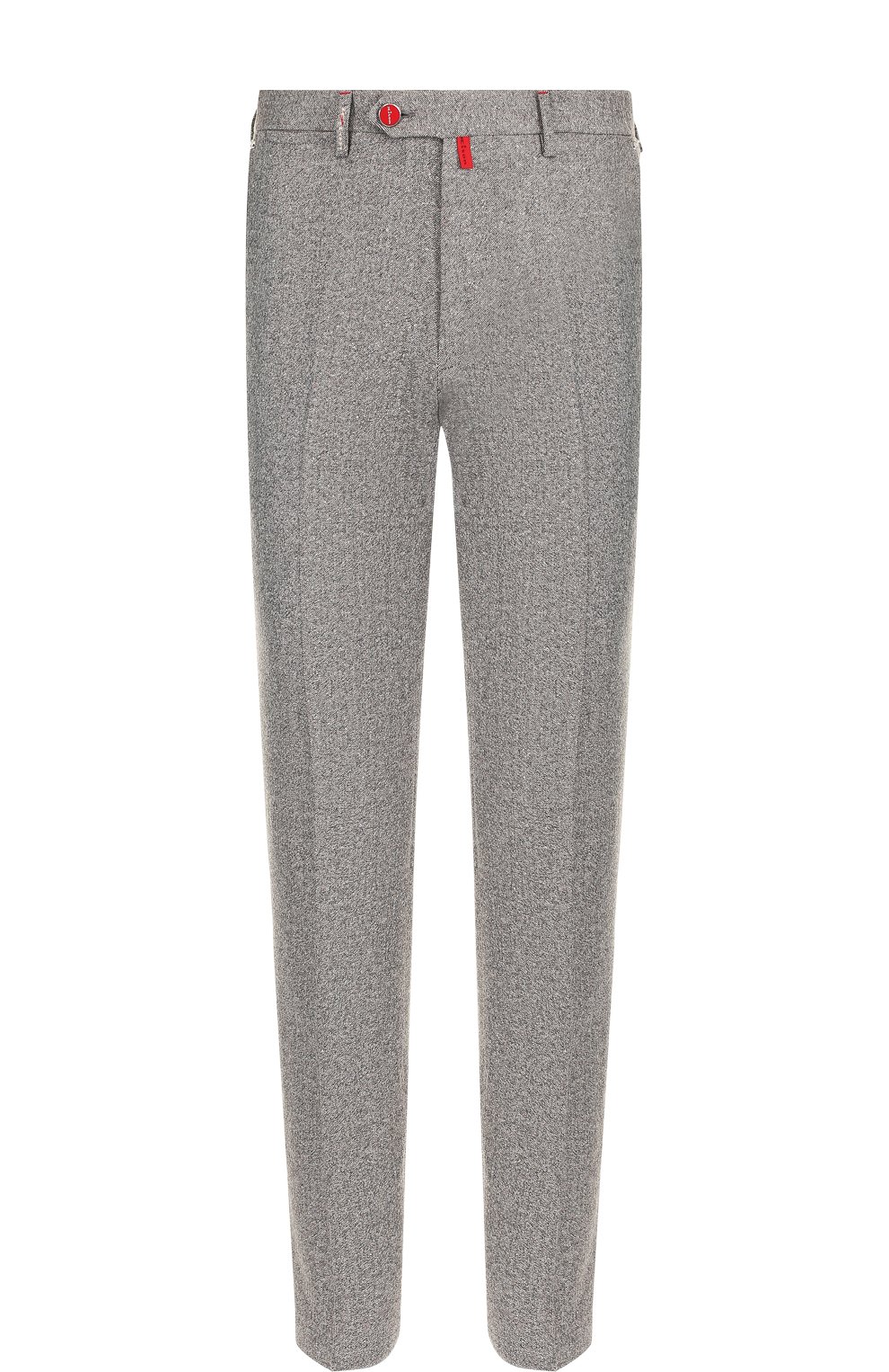 Брюки прямого кроя из смеси шерсти и шелка KITON, арт. UFPP79K01I44, фото 1