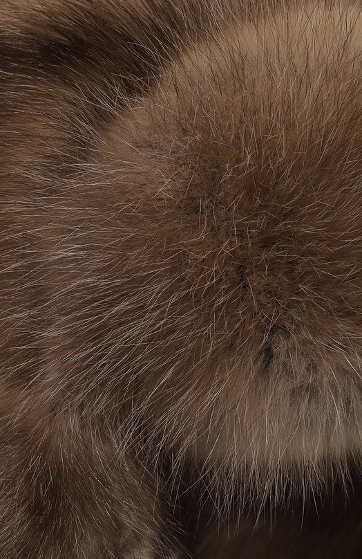 Шапка-ушанка из меха соболя VICTORIA KUSENKOVA 093600005094 Коричневый  093600005094 Фото 4