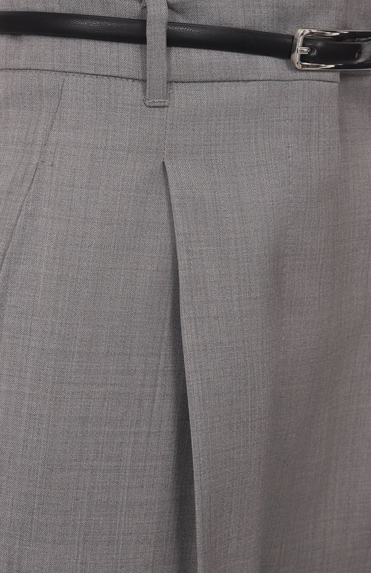Шерстяные брюки Max Mara Studio ANF0RA Серый  ANF0RA Фото 6