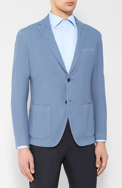 Пиджак из смеси хлопка и шелка ALTEA, арт. 1952058, фото 3