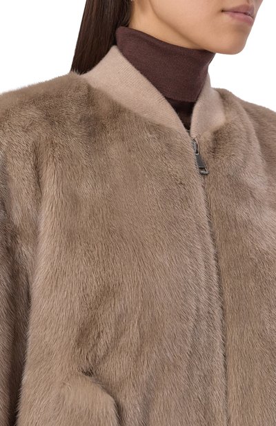 Бомбер из норки SIMONETTA RAVIZZA, арт. F05JA272M1-B/TS, фото 5