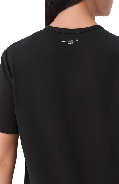 Хлопковая футболка ANN DEMEULEMEESTER, арт. B0014217/FA206, фото 5