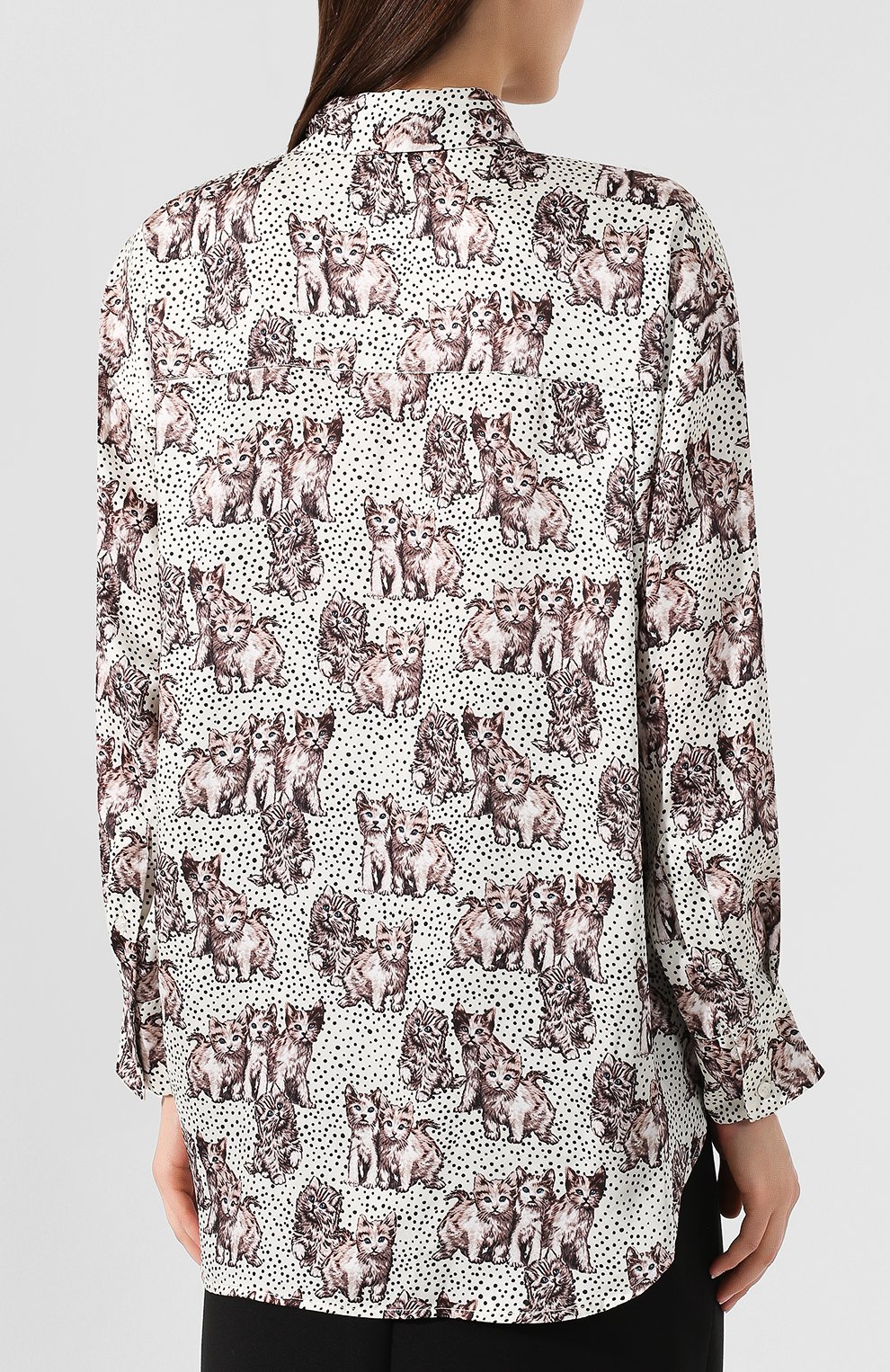 Рубашка с принтом MSGM, арт. 2741MDE10B 195651, фото 4