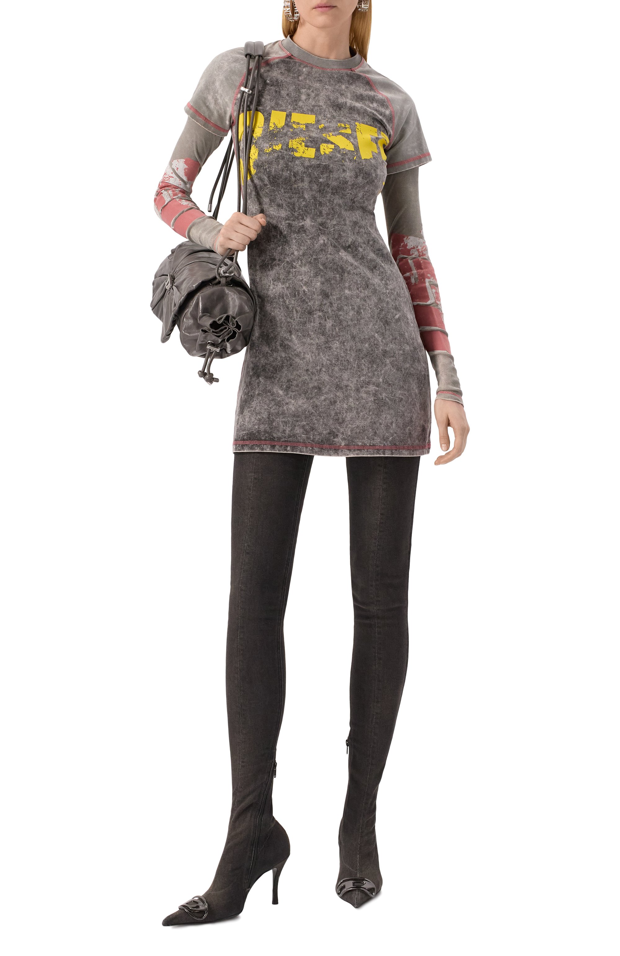 Хлопковое платье DIESEL, арт. A16633/0SLBB, фото 2