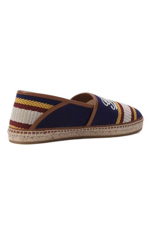 Текстильные эспадрильи Gucci 824882/FAEH9 Синий  824882/FAEH9 Фото 5