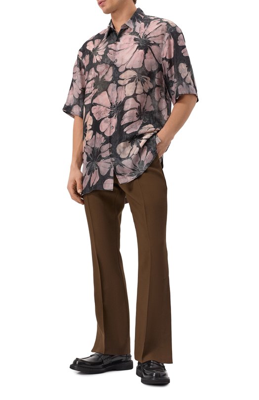 Шерстяные брюки Amiri AMSUFP1039 Коричневый  AMSUFP1039 Фото 2
