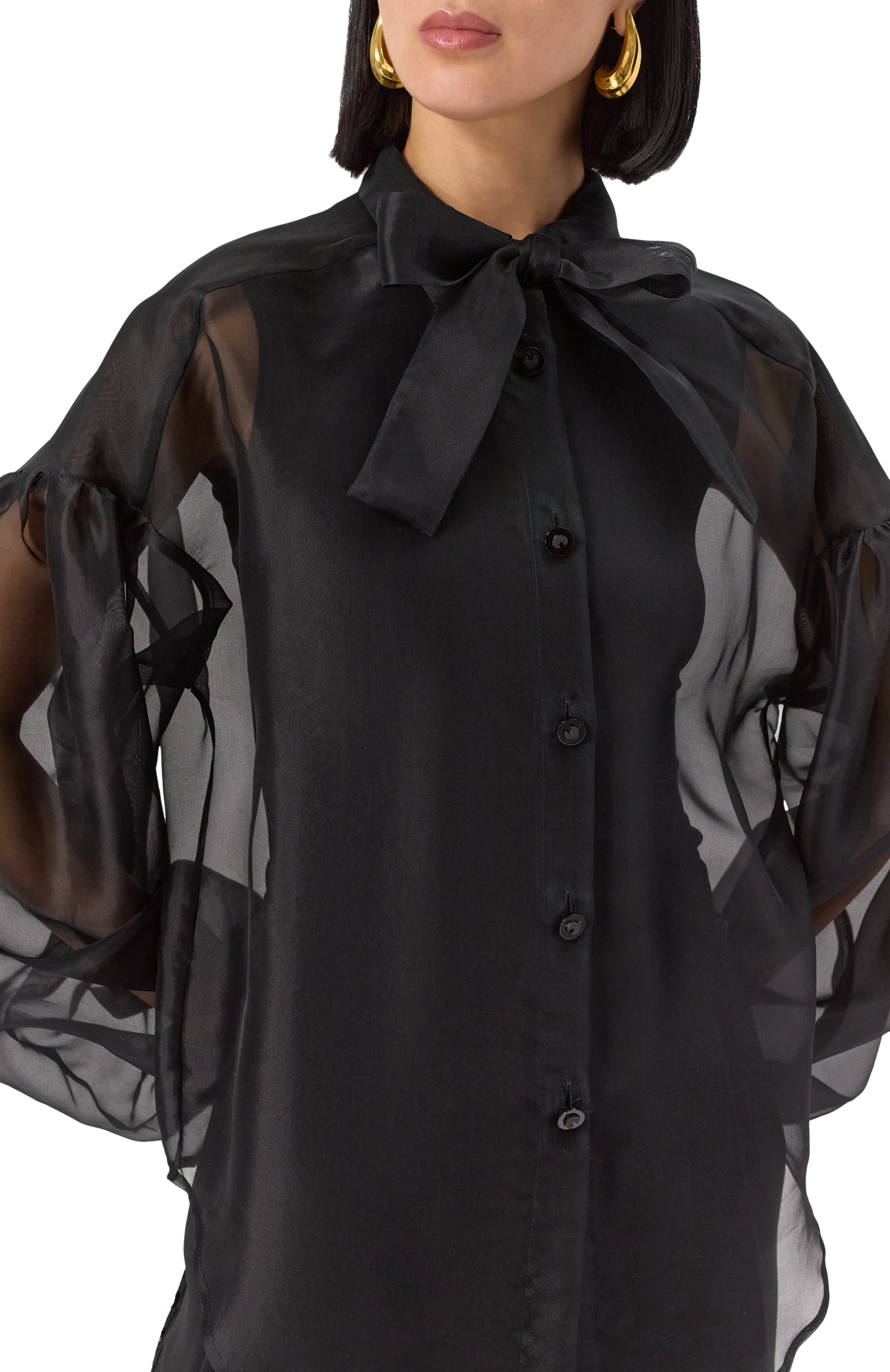 Шелковая блузка AKHMADULLINA, арт. 1225.2BL605/S713, фото 5