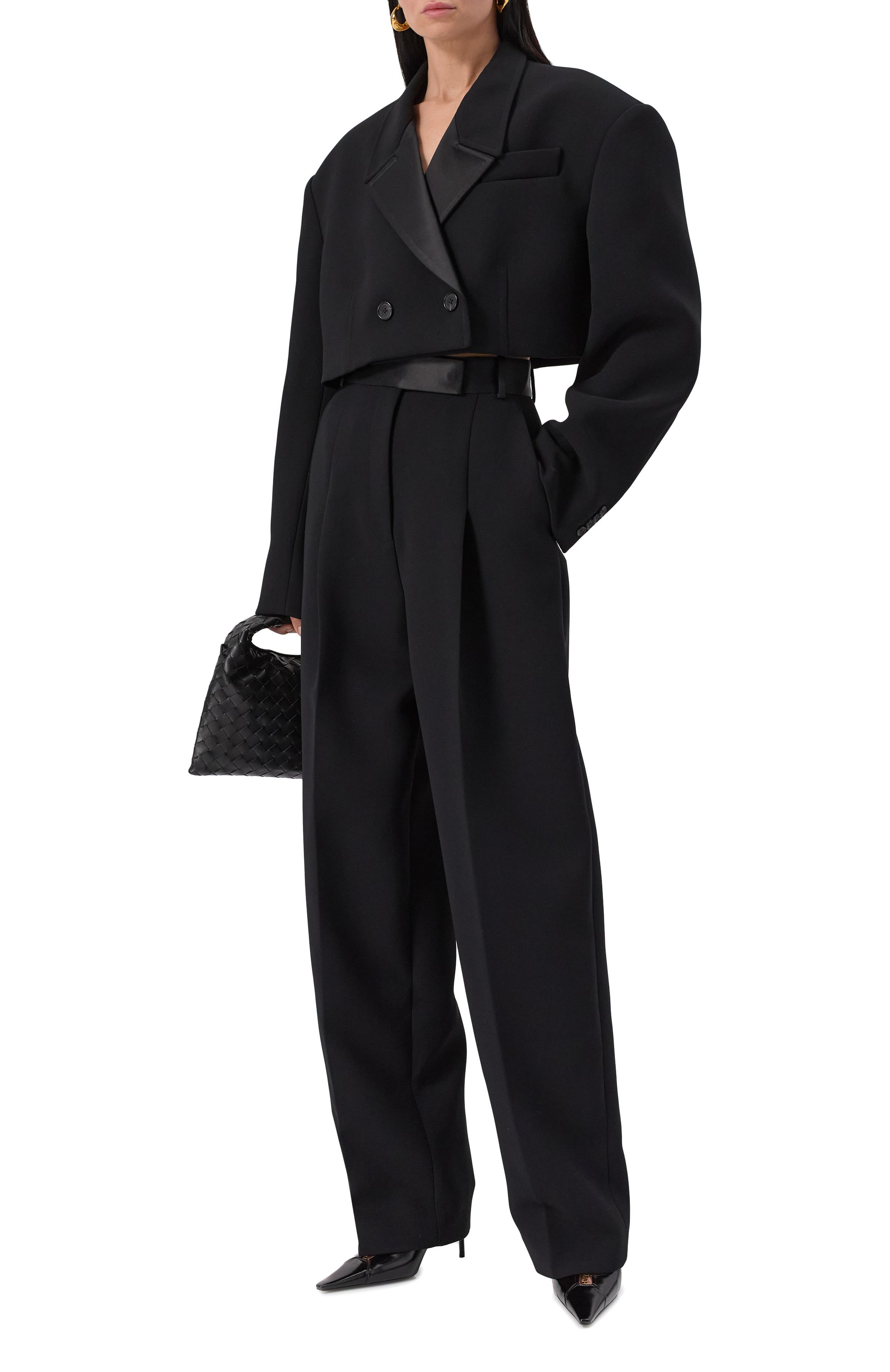 Брюки KHAITE черного цвета по цене 214500 руб., арт. 31664114/CULLEN, фото 2 Брюки KHAITE, арт. 31664114/CULLEN, фото 2