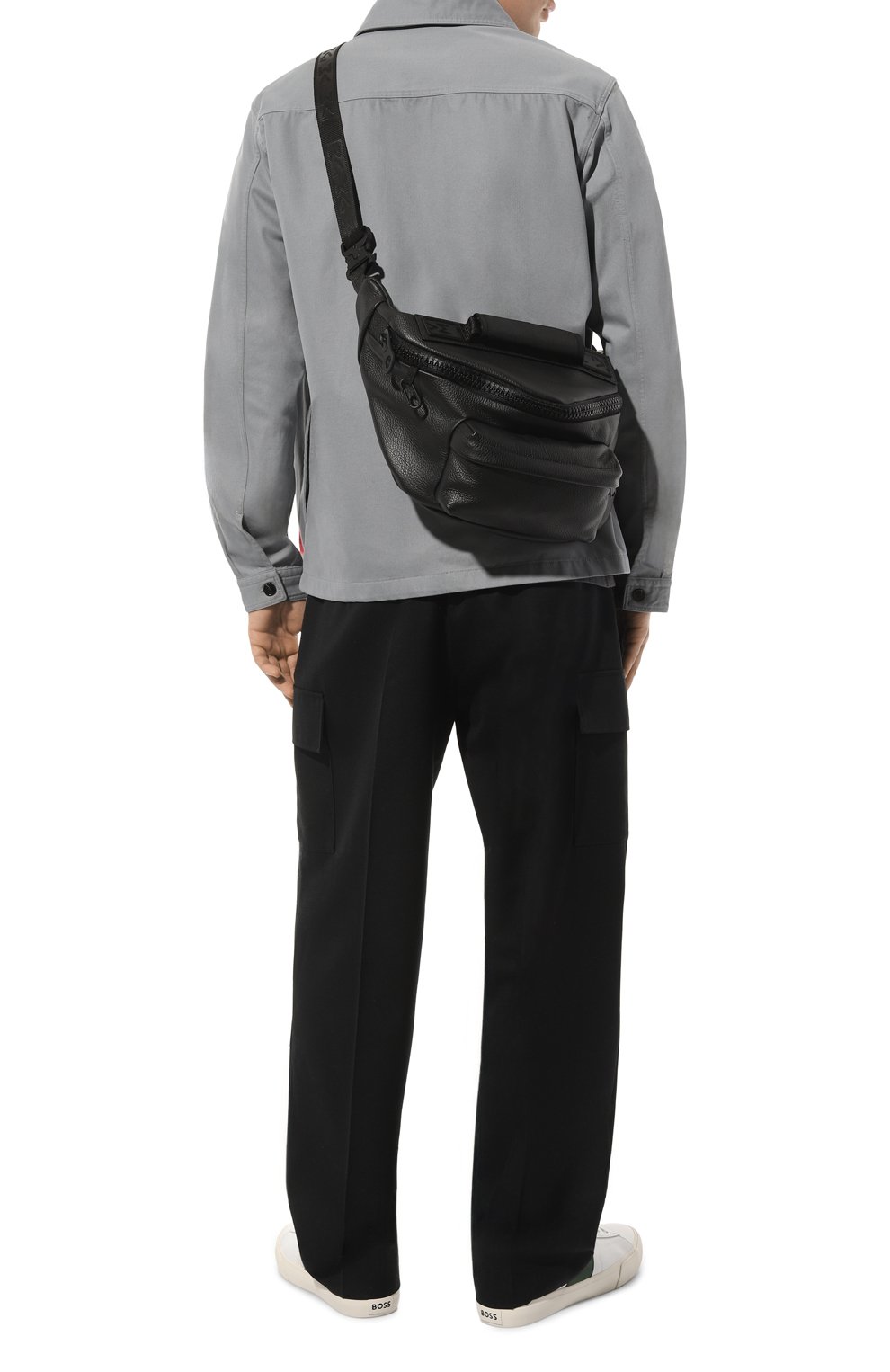 Кожаная поясная сумка VIC MATIE, арт. 1E0724T_999B09B001, фото 7