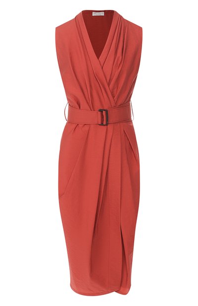 Женское хлопковое платье BRUNELLO CUCINELLI, арт. M0F79A4523