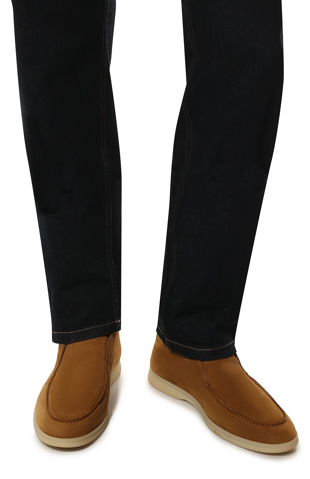 Замшевые ботинки open walk LORO PIANA, арт. FAB4368, фото 3