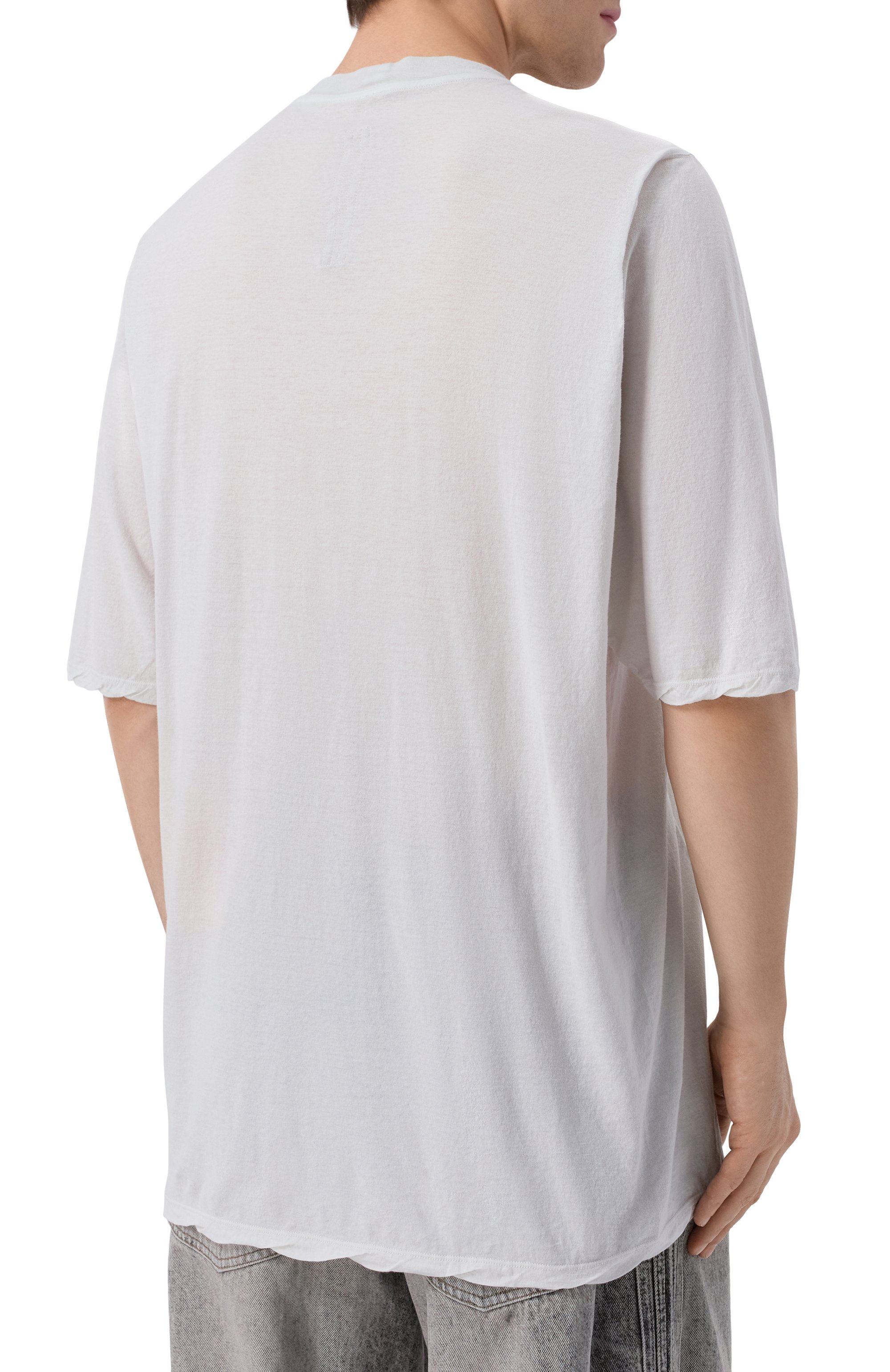 Хлопковая футболка RICK OWENS, арт. RR01F2208/BHEP16, фото 4