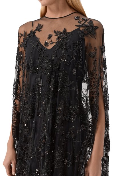 Платье с отделкой пайетками и бисером ZUHAIR MURAD, арт. PKA26036/TUEM024, фото 4