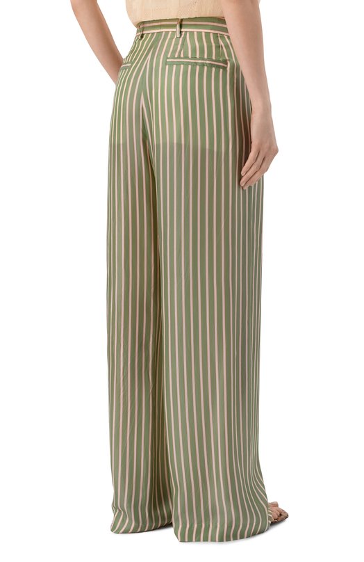 Брюки Dries Van Noten 010946/3274 Зелёный  010946/3274 Фото 4