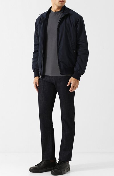 Однотонная футболка из вискозы GIORGIO ARMANI, арт. 8NST52/SJP4Z, фото 2